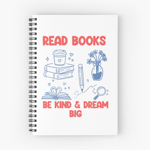 Item preview, Read Books Be Kind & Dream Big – Book Lover Doodles For her designed and sold by PalleteCreation.