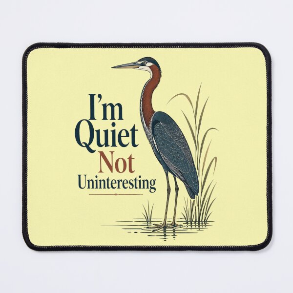 Item preview, Agami Heron Shirt - I'm Quiet Not Uninteresting - Japanese Naturalist Exotic Bird Tee - Introvert Bird Lover Gift designed and sold by Max Store.
