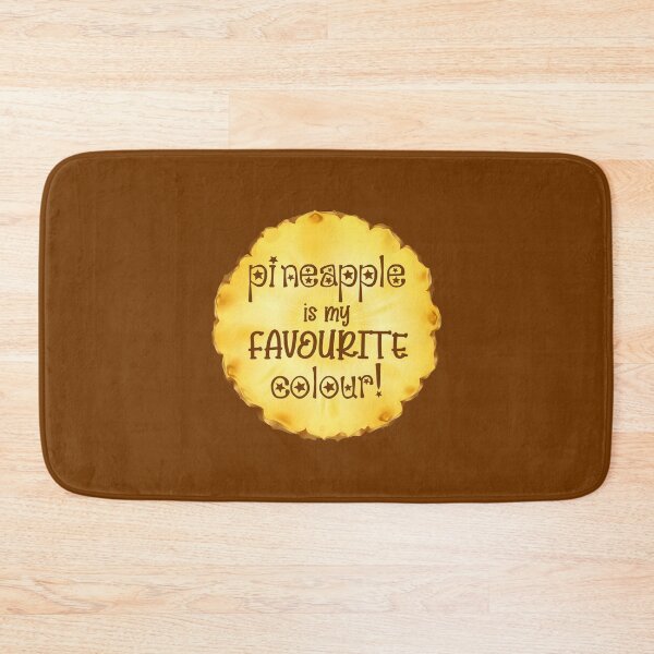Item preview, Pineapple is my Favourite Colour! (on Brown) designed and sold by PawsitiveMum3.