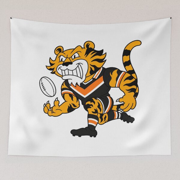 Item preview, The Mighty Tigers Mascot Drawing designed and sold by Luke Foran Sports Art.