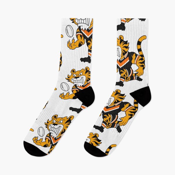 Artikelvorschau, Zeichnung des Maskottchens der Mighty Tigers entworfen und verkauft von Luke Foran Sports Art.