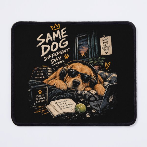 Item preview, Same Dog Different Day - Cool Golden Retriever Sunglasses Chill Streetwear designed and sold by GenZFashion000.
