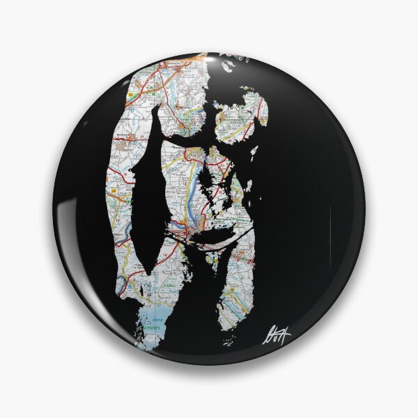 Item preview, Big Muscled Hairy Daddy in Underwear Jockstrap Map Art By NLMKArtStudio designed and sold by NLMKArtStudio.