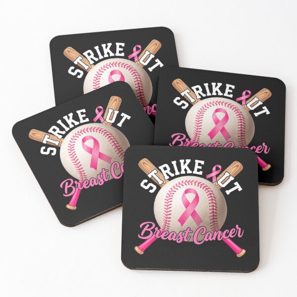 Item preview, Strike Out Breast Cancer Warrior Baseball Pink Ribbon designed and sold by Khescoiu.