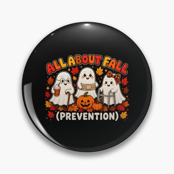Item preview, All About Fall Prevention Funny Ghost Autumn Halloween designed and sold by khdmalakarak.