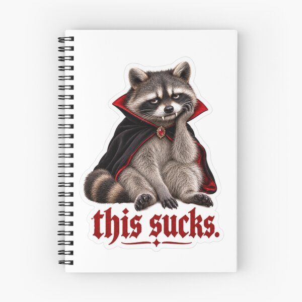 Item preview, Esto apesta Divertido mapache vampiro Halloween designed and sold by Stickers Designer.