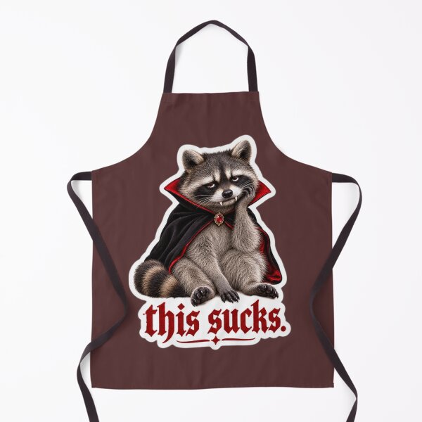 Item preview, This Sucks Funny Vampire Raccoon Halloween designed and sold by Stickers  Designer.