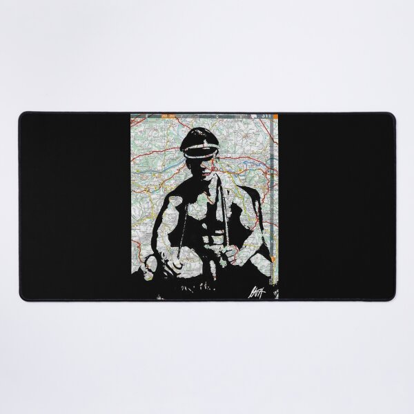 Item preview, Leather Nude Police Daddy With Whip And Dick Map Art By NLMKArtStudio designed and sold by NLMKArtStudio.
