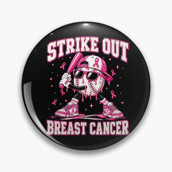 Artikelvorschau, Strike Out Breast Cancer Baseball Drip Youth entworfen und verkauft von HayleePacoch.