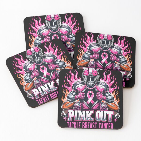 Item preview, Pink Out Tackle Breast Cancer Awareness Football designed and sold by LouisaOReilly.