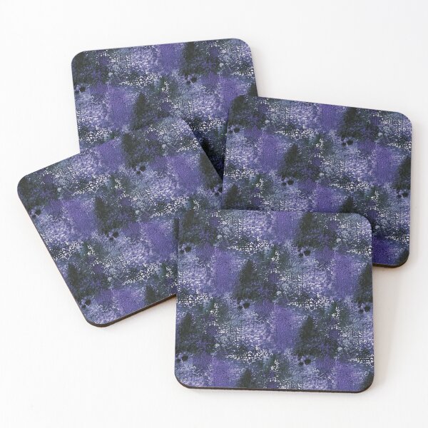 Item preview, Textured Grunge Abstract in Black and Purple designed and sold by Artistestella.