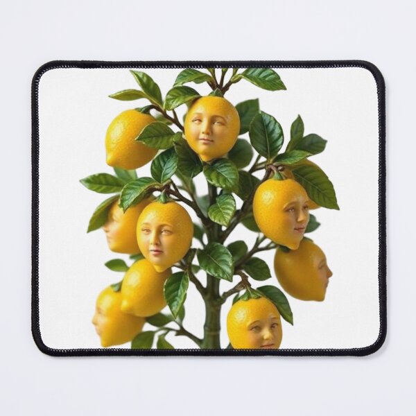 Item preview, Lemon Tree with Funny Faces Surreal Art designed and sold by Robert Lucio.