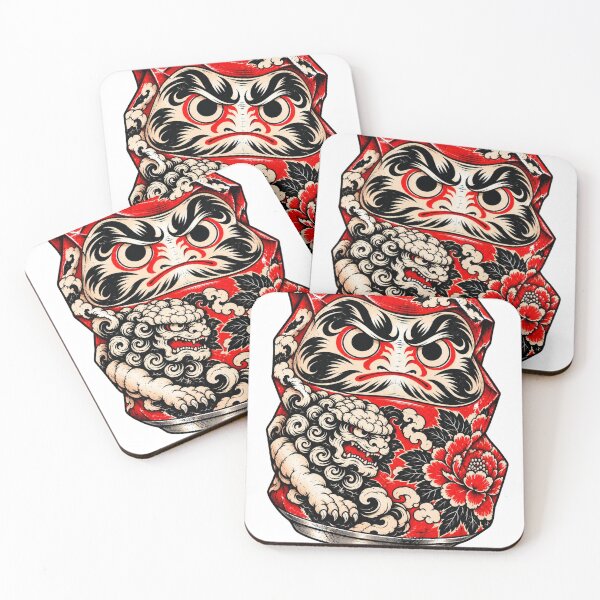Item preview, Crushed, Not Broken – Japanese Daruma Can | Shishi & Peony Art designed and sold by KASUMINK.