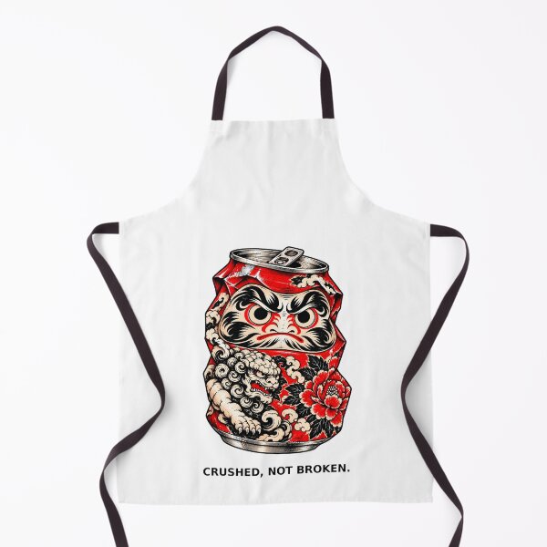 Item preview, Crushed, Not Broken – Japanese Daruma Can | Shishi & Peony Art designed and sold by KASUMINK.