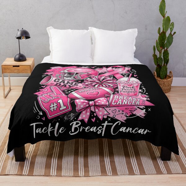 Item preview, Tackle Breast Cancer Awareness Football Pink Ribbon designed and sold by HayleePacoch.