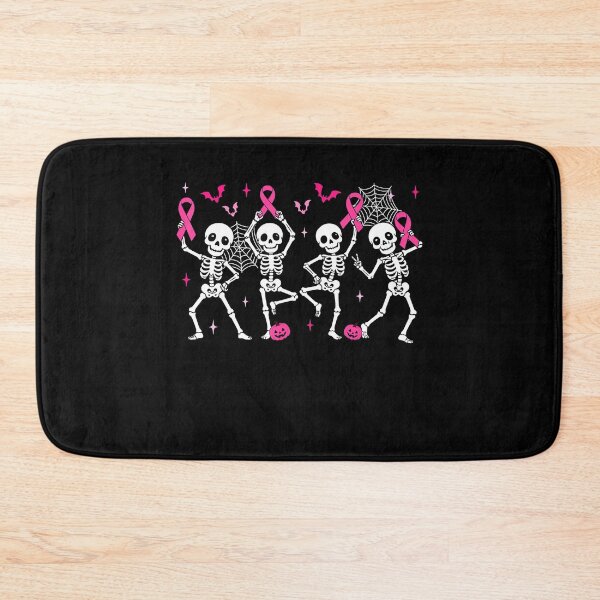 Item preview, Pink Ribbon Skeleton Breast Cancer Awareness Halloween designed and sold by LouisaOReilly.