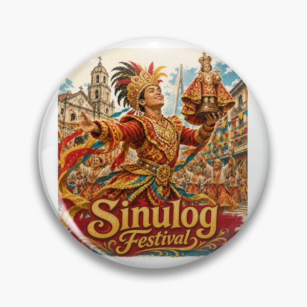 Item preview, A portrait of Sinulog Festival in Cebu Philippines designed and sold by GoodPlaceToShop.