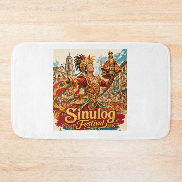 Item preview, A portrait of Sinulog Festival in Cebu Philippines designed and sold by GoodPlaceToShop.