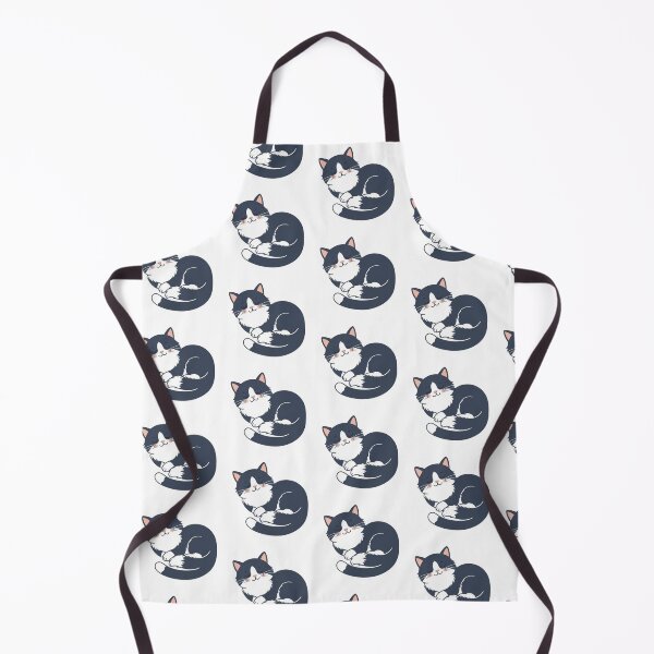 Item preview, Cozy Sleeping Tuxedo Cat Cute Illustration designed and sold by ThePrintArt.