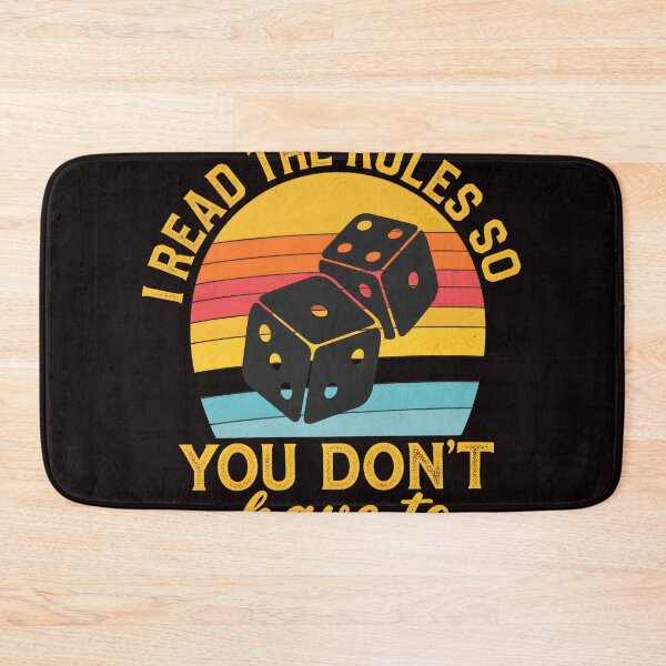 Item preview, Retro Sunset Dice Rules Quote  designed and sold by madebyleeshy.