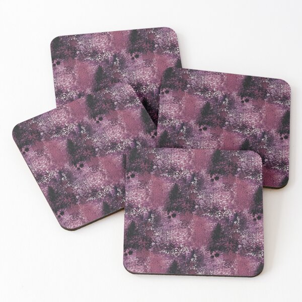 Item preview, Textured Grunge Abstract in Black and Maroon designed and sold by Artistestella.