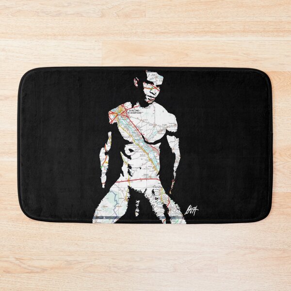 Item preview, Smooth Toned Black Twink With His Dick Out Map Art By NLMKArtStudio designed and sold by NLMKArtStudio.
