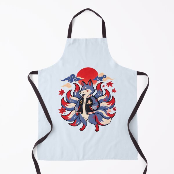 Item preview, Cute Kitsune Fox Japanese | Kawaii Nine Tailed Fox designed and sold by MrDev.