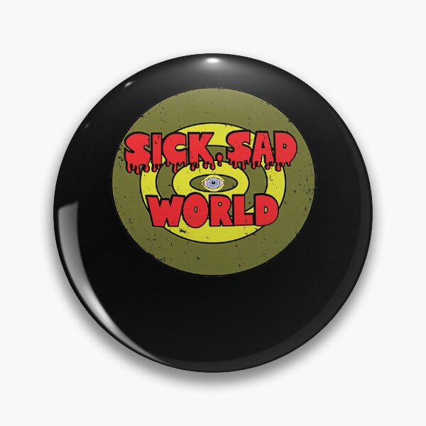 Item preview, Sick Sad World Eyeball Yellow Spiral Circle designed and sold by Jordanfarrel.