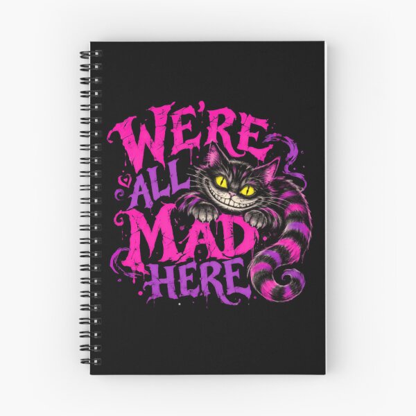 Item preview, We're All Mad Here Cheshire Cat Alice In Wonderland Fan Quote designed and sold by RetroMini2026.