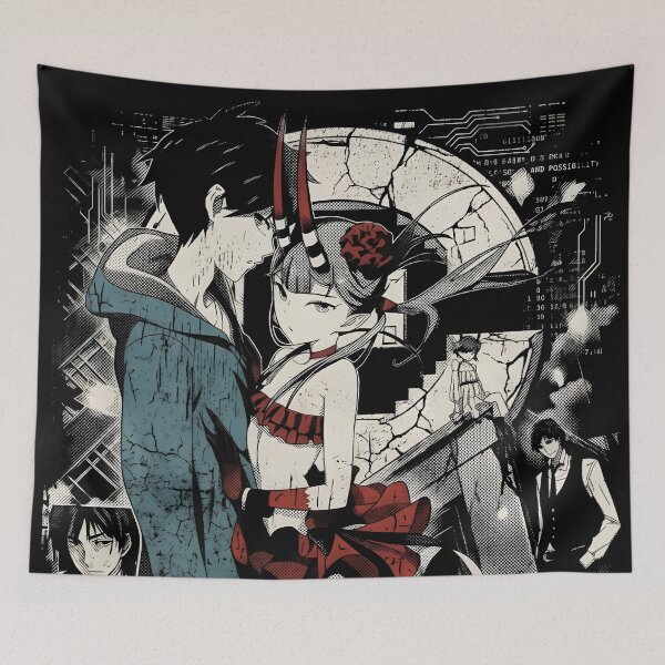 Item preview, Kin'yū Gai no Entaku to Asset - Cyberpunk Dark Fantasy Anime Illustration designed and sold by moosesclub.