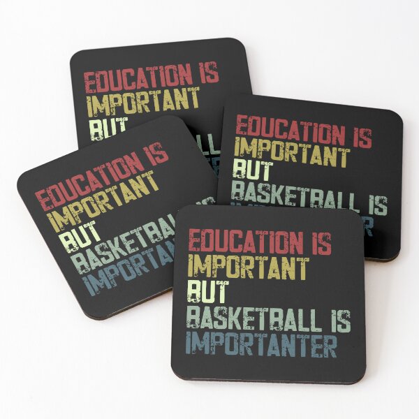 Item preview, Education Is Important But Basketball Is Importanter Basketball Player Fan Sport Athlete designed and sold by JonesFlora2025.