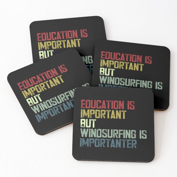 Item preview, Education Is Important But Windsurfing Is Importer Windsurfer Watersports Hobby designed and sold by SkeletonsDanger.