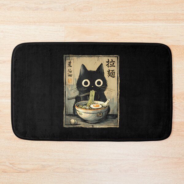 Item preview, Kawaii Ramen Cat Japanese Noodles  designed and sold by Magisolution.