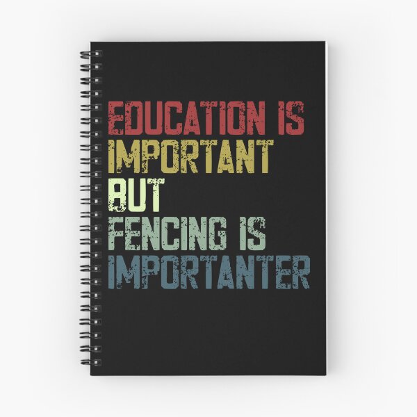 Item preview, Education Is Important But Fencing Is Importanter Fencing Sport Fencer designed and sold by JonesFlora2025.