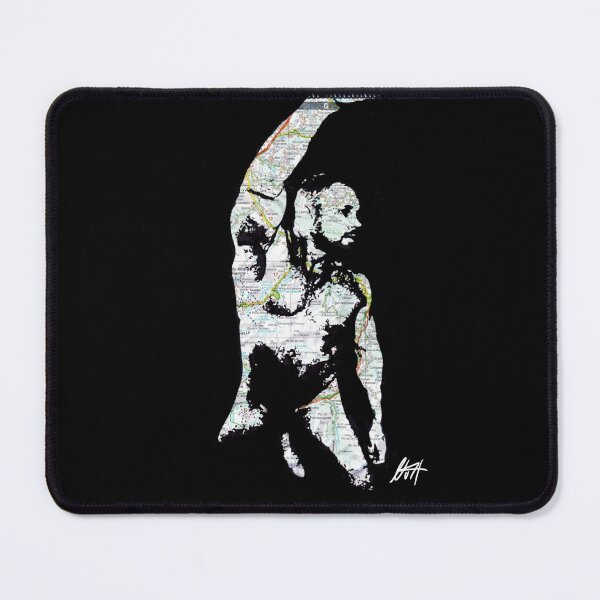 Item preview, Hairy Muscled Daddy With Hairy Armpits Map Art By NLMKArtStudio designed and sold by NLMKArtStudio.