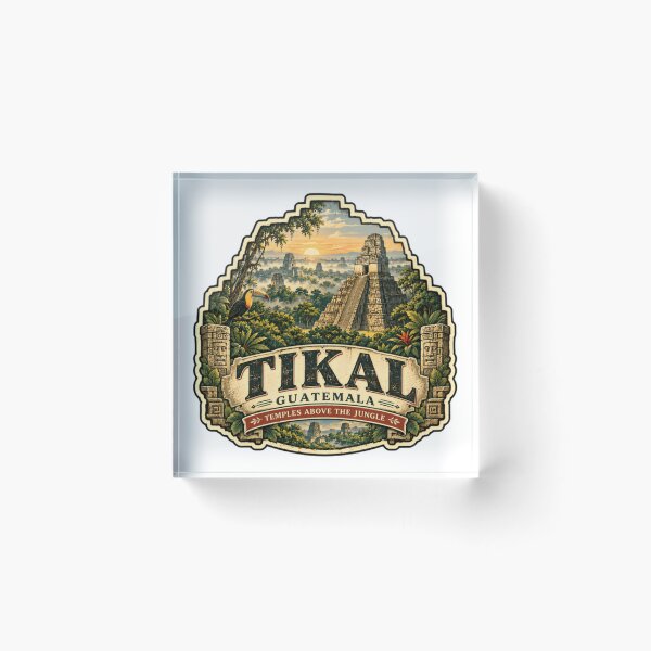Item preview, Tikal Guatemala Temples Above The Jungle Mayan Ancient History Travel designed and sold by Simsimah26Parks.