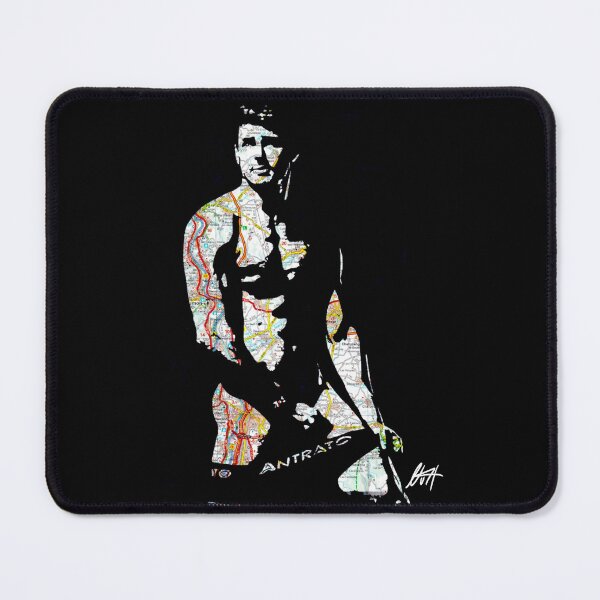 Item preview, Muscled Smooth Jock Twink In Underwear Nude Map Art By NLMKArtStudio designed and sold by NLMKArtStudio.