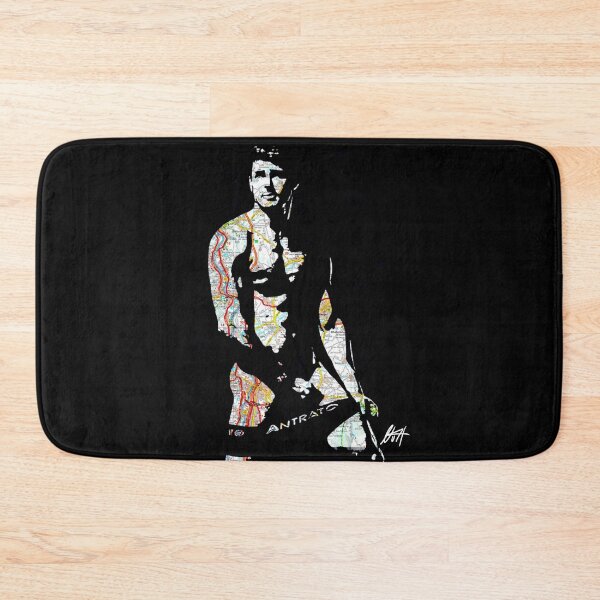 Item preview, Muscled Smooth Jock Twink In Underwear Nude Map Art By NLMKArtStudio designed and sold by NLMKArtStudio.