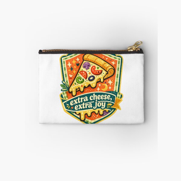 Item preview, Extra Cheese Extra Joy Funny Pizza Lover Retro Food Design designed and sold by inkoutninja.