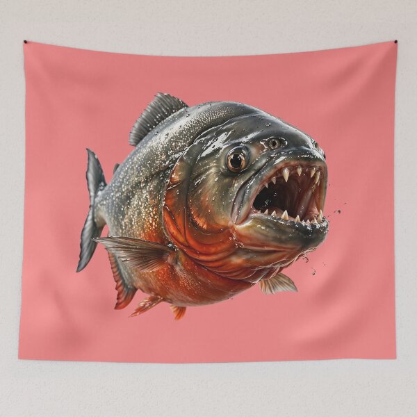 Item preview, Piranha designed and sold by AwesomeDigiShop.