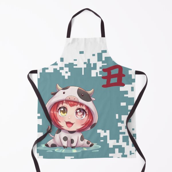 Item preview, Kawaii Japanese Zodiac cow- Year of the cow designed and sold by Neo Japonism Art.