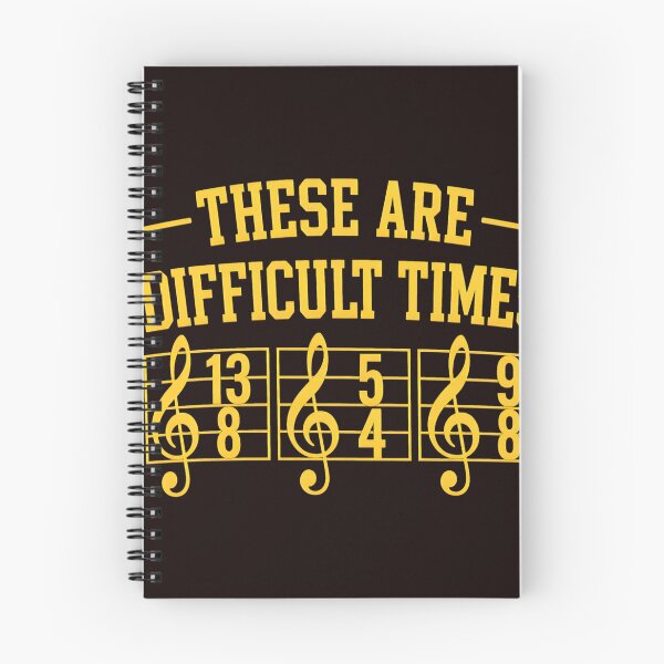 Item preview, Difficult Times Music Pun Funny Quote  designed and sold by kawanva-studio.