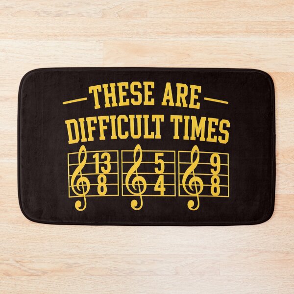 Item preview, Difficult Times Music Pun Funny Quote  designed and sold by kawanva-studio.