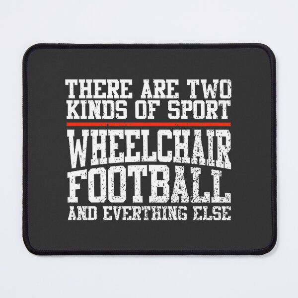 Item preview, Bold Adaptive Sports Quote with Wheelchair Football Design designed and sold by ThajaFloecky.