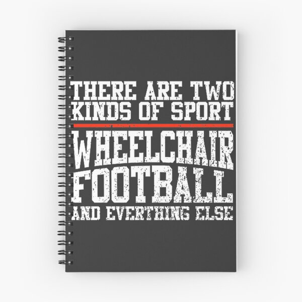 Item preview, Frase impactante sobre deportes adaptados con diseño de fútbol en silla de ruedas. designed and sold by ThajaFloecky.