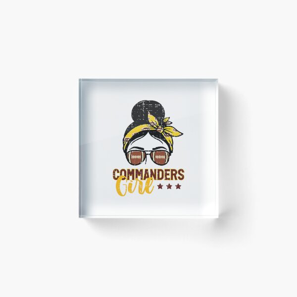 Item preview, Washington Commanders Girl Football Bow Fan designed and sold by khdmalakarak.