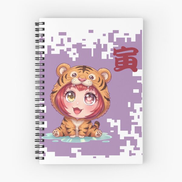 Item preview, Kawaii Japanese Zodiac tiger – Year of the tiger designed and sold by Neo Japonism Art.