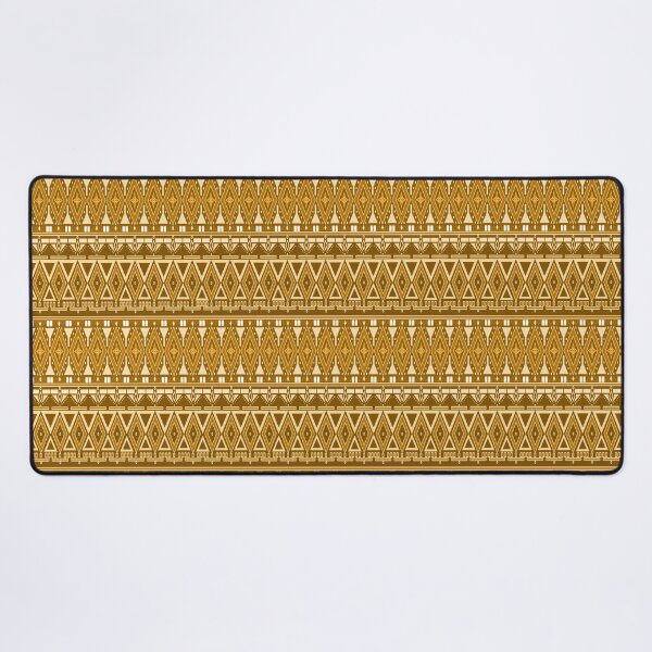 Item preview, Ethnic pattern geometry striped mustard color designed and sold by fuzzyfox.