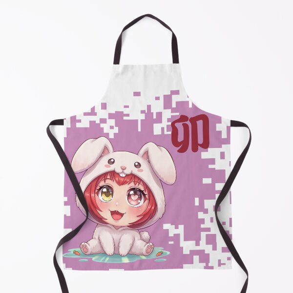 Item preview, Kawaii Japanese Zodiac rabbit – Year of the rabbit designed and sold by Neo Japonism Art.