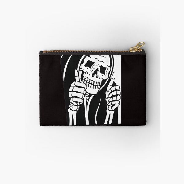 Item preview, Grim Reaper Stay Positive Skeleton Art designed and sold by GulnorGermelo.
